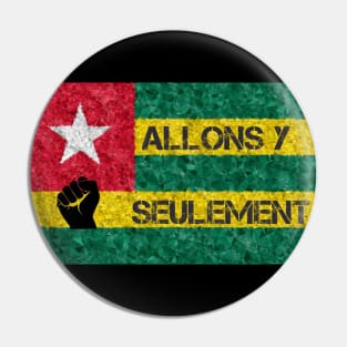 Togo - "Allons Y Seulement" - Jeunesse Africaine Pin