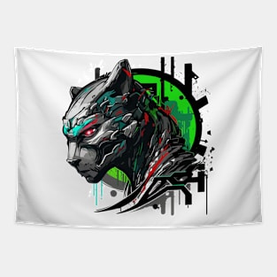 Graffiti Paint Panther Creative Tapestry