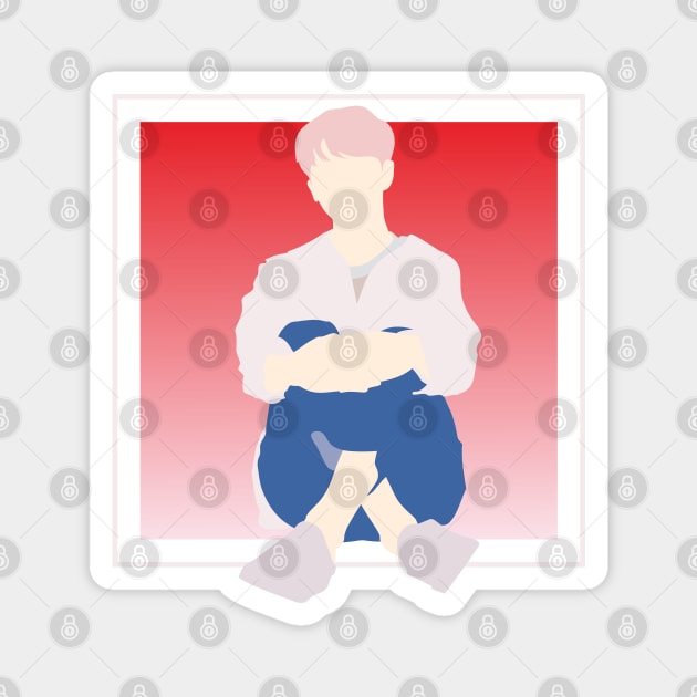 K-POP FLAT DESIGN DAEBAK FANART Magnet by bianca alea