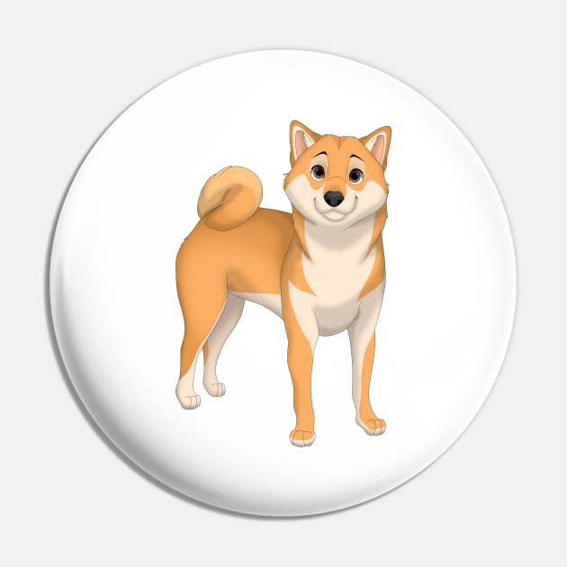 Shiba Inu Dog Pin by millersye