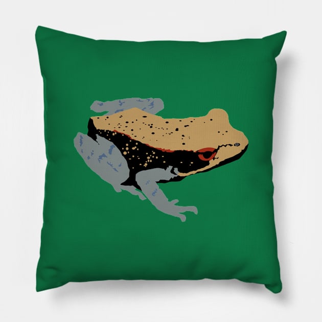 Bicolored Frog Pillow by stargatedalek