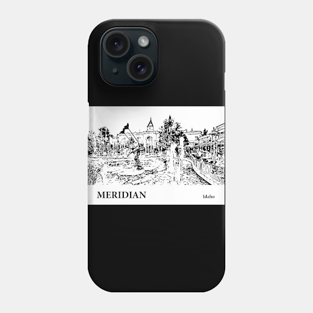 Meridian Idaho Phone Case by Lakeric