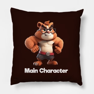 Main Character Cartoon Pillow