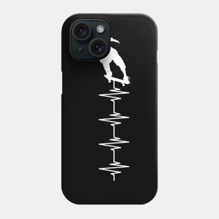 Skateboarder Heartbeat Phone Case