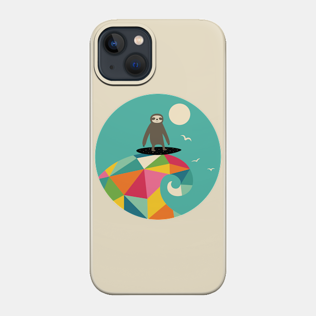 Surfs Up - Sloth - Phone Case