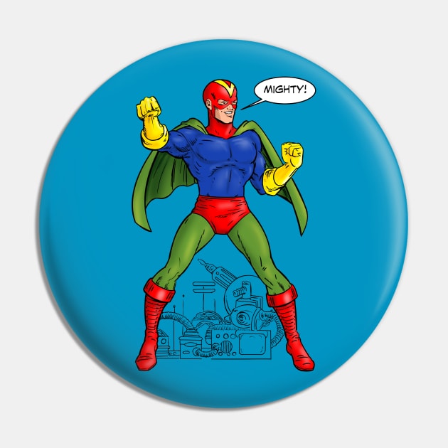 Mighty Men Color Pin by frankriggart