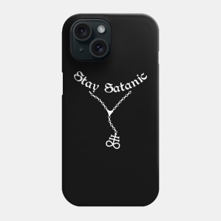 Prayer Beads With Leviathan Cross - Stay Satanic Phone Case