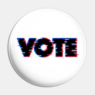 Glitch Vote Pin