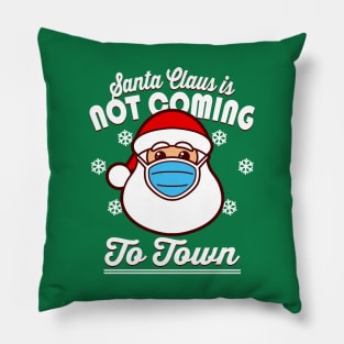 Funny Cute Kawaii Santa Claus Christmas Song Inspired Funny Meme Pillow