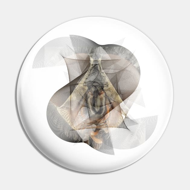Abstract bee art Pin by NJORDUR