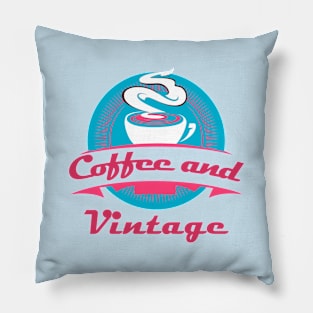 Coffee and Vintage Pillow