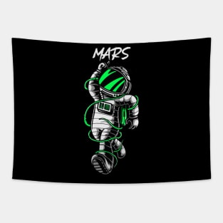 spacesuit in mars Tapestry