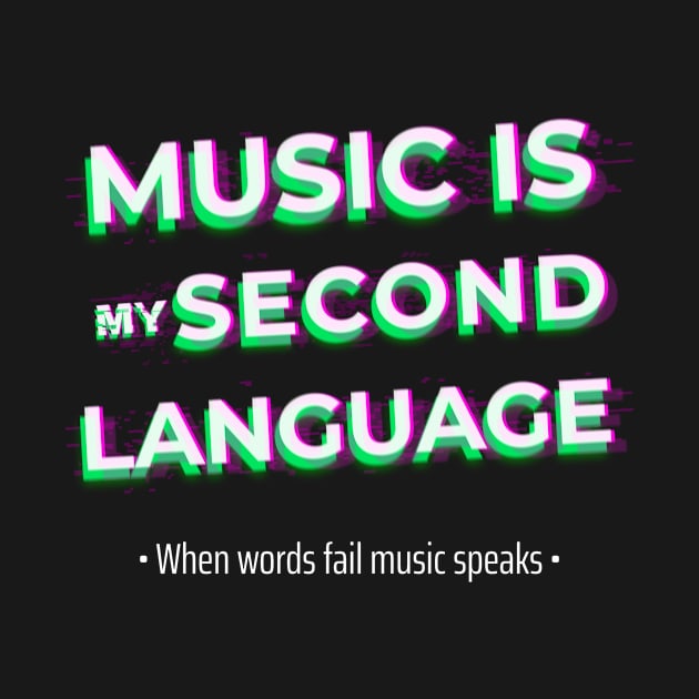 Music is my second language by h-designz