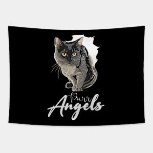 Cat angels Tapestry