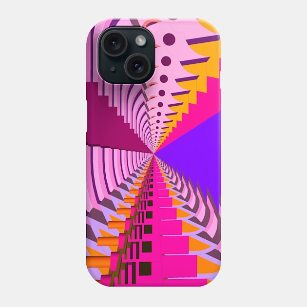 Abstract Psychedelic 82 Phone Case by PhantomLiving