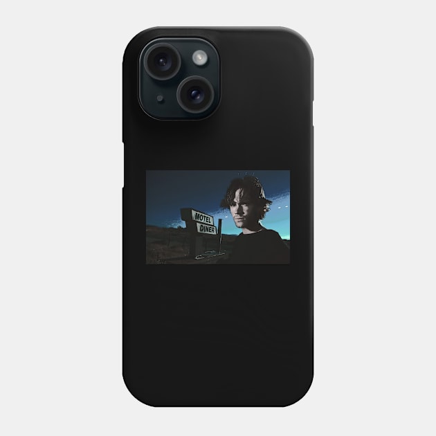 Jared Padalecki S1 Promo Blue Vintage Phone Case by kaseysdesigns