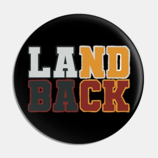 Land Back Pin