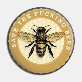 Save the bees Pin