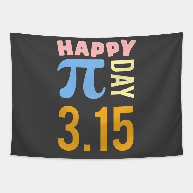 happy pi day funny Tapestry by YuriArt