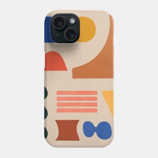 Colorful Modern Abstract Shapes 1 Phone Case