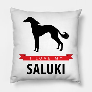 I Love My Saluki Pillow