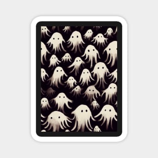 Spooky Ghost pattern, model 1 Magnet