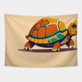 Tortoise Portrait Tapestry