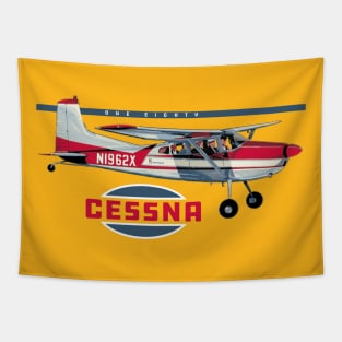 vintage 180 aircraft Tapestry