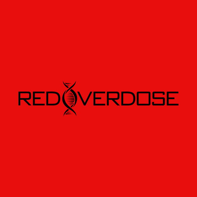 Red Overdose simple black logo by RedOverDose