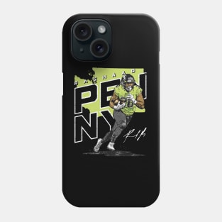 Rashaad Penny Seattle Player Map Phone Case