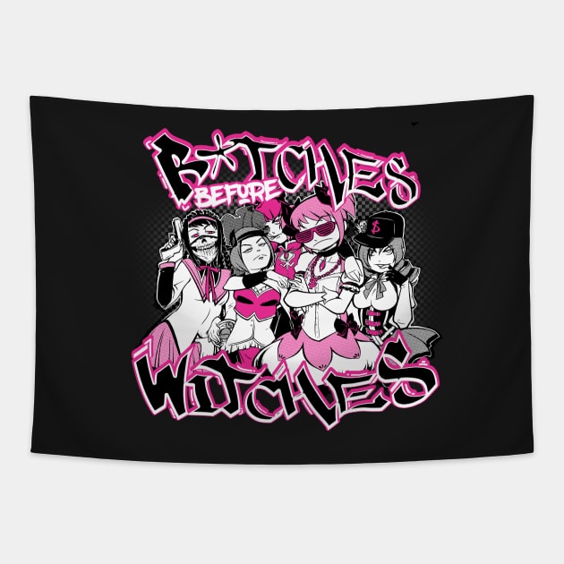 Bitches Before Witches Tapestry by savagesparrow