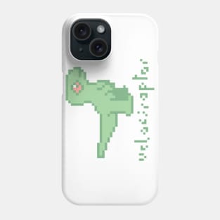 Pixel Art Velociraptor Phone Case