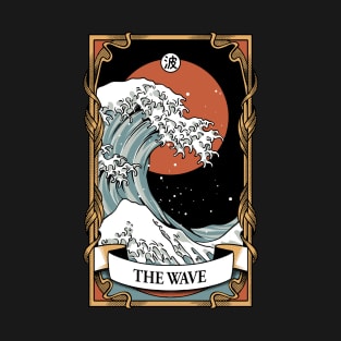 The Kanagawa Wave Tarot Card Captor by Tobe Fonseca T-Shirt