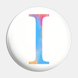 Sunrise Iota Letter Pin