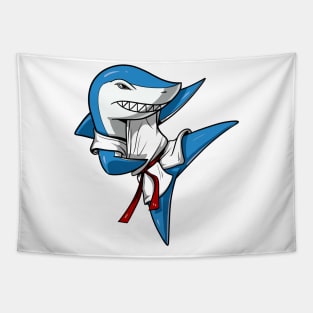 Karate Shark Tapestry