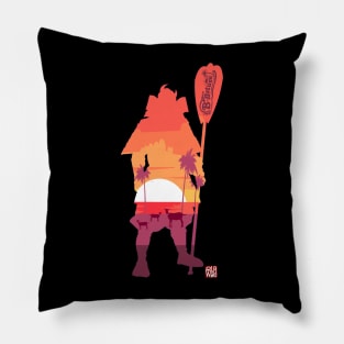 B-Nature Samurai Orange Pillow