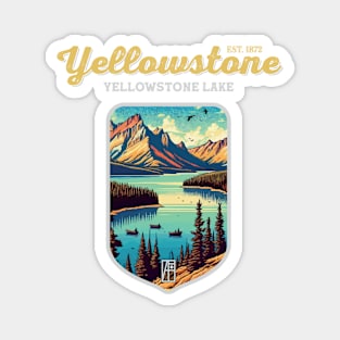 USA - NATIONAL PARK - YELLOWSTONE - Yellowstone Lake - 15 Magnet