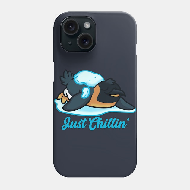 Just Chillin' Penguin Phone Case by Purple_Sols