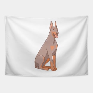 Fawn Doberman Pinscher Tapestry