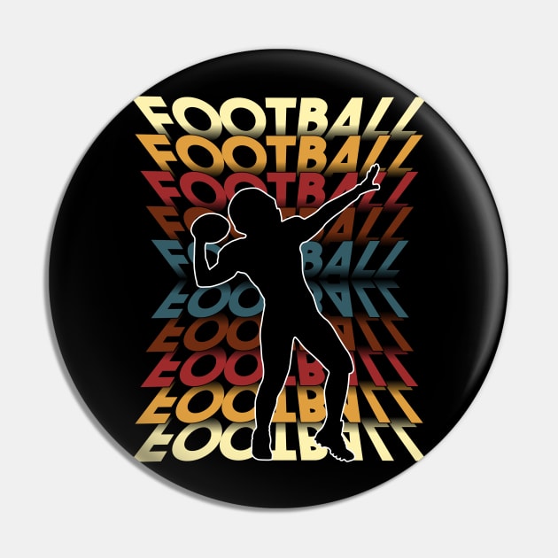 Football Fall Colors design Pin by Luxinda