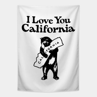 I Love You California Tapestry