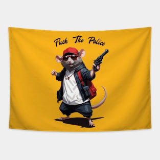 Fuck The Police - Gangsta Rat Tapestry