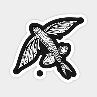 Native Inspired Flying Fish Magnet