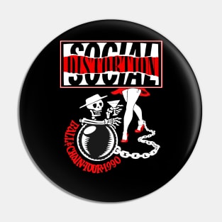 Social distortion dinner vintage Pin