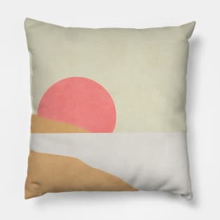 Pink Sunrise Pillow