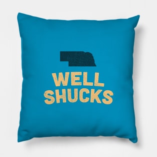 Vintage Nebraska Corn Pun Pillow