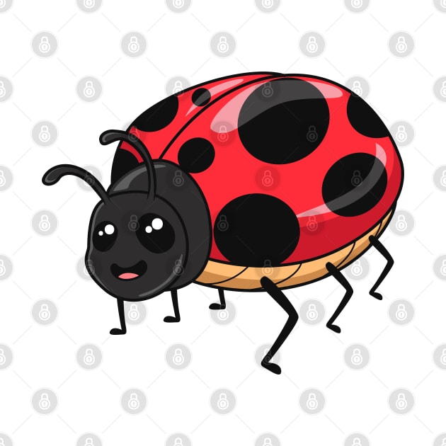 Kawaii ladybug by Modern Medieval Design