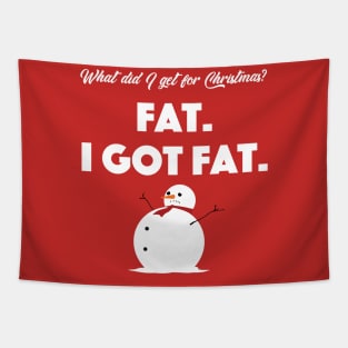 I Got Fat On Christmas Tapestry