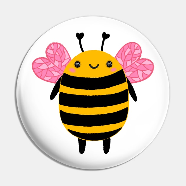 Cute bee Pin by kostolom3000