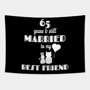 65Th Wedding Day Couples Married With Best Friend Tapestry